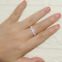 S925 sterling silver ring with double-layer pearl ring for women