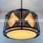 American Retro Country Style Art Design Clothing Store Living Room Dining Room Restaurant Bar Round Wooden Chandelier