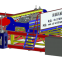 Mechanical automatic diameter feeding, automatic net out and net falling, reinforced mesh welding machine