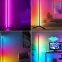 High Quality Wifi App Smart RGBIC Bodenlampe mit Musik-Synchronisation und Zeiteinstellung, stehende Ecklampe, dekorative RGB Eckbodenlampe