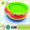 High Quality Small and Large Silicone Collapsible dog pet Bowl