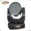 Hot sale moving head led with 19*15W 4in1 led moving head with zoom