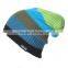 promotional wholesale cheap winter adult custom woolen stripe pattern knit cap