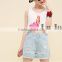 2016 Summer Blue Fashion Jeans New Style Short Trousers 245J