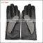 women''s fashion woolen and leather stitch touch screen gloves