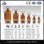 16oz /480ml Amber Glass Bottles Boston Round 28/400
