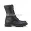 2014 Black Leather Speed Lace Men Military Boots