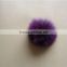 Colorful dyed fox fur ball on sale