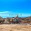 Liming aggregate portable crushing plant for one trailer