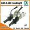 2015 newest H7 LED headlight bulb CREE 5000LM with flexible copper wire heat sink