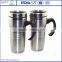 Custom Eco-friendly Stainless steel 16 oz coffee thermos travel mug with handle