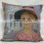 PLUS square shape cartoon figure pillow cover at low price