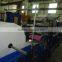 Automatic lamination interfold tissue paper embossed napkin making machine
