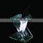 translucent green color acrylic knife display stand holder