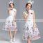 2016 Fashion new summer casual set organza women dress for young lady dress                        
                                                Quality Choice