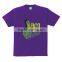 oem custom service printing PU motif number#1 in the game men Tshirt