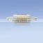 CE rosh 360 degree 10w led r7s 118mm
