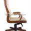 Executive Geniune Leather wooden office chair