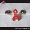 Fashionable satin ribbon badge ,wholesale cheap satin ribbon badge