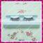 Top quality red cherry human hair strip false eyelashes