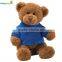 Alibaba factory wholesale mini teddy bear, Custom Plush Toy Panda with T-Shirt Embroidered Logo