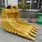 shenfu 20 ton excavator parts dustpan bucket, excavator bucket