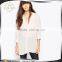 Custom Design Women Chiffon Blouse With V Neck