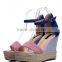 Ladies Wedge High Heel Sandals