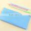 Promotion fruit watermelon print plain canvas pencil case with low price