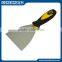 dual -color Plastic Handle 2'' Stainless Steel Mirror Polished Putty Knife tools construction