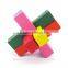 2015 Hot Sale Wooden IQ Intelligent Puzzle Magic Puzzle Kongming Lock Brain Teaser Model Number GAD1107