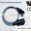 MS3106A-14S-6 6P 6*16# circular connector(solder +assembly) The servo wire harness