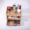 Bamboo Desk Organizer Case MakeUp Storage Drawer