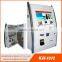 customizable touch screen ticket vending machine with fingerprint scanner