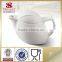 OEM milk white tea set ,unique tea pot for hot sale