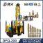 200 meters depth crawler drilling equipment working with air compressor