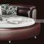2015 New Modern Design Leather Round Bed B80037