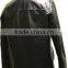 Men's Premium Black Leather Motorcycle Jacket with front Zipper jacket