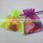 low price custom organza jelly bag with drawstring