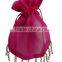 personalized fancy organza candy bag for wedding