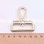 High quality Zinc alloy swivel eye snap hook for travel bag webbing