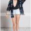 Adult new design glare sexy girls sequins night club wear kimono