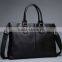 Man business top grain genuine leather handbag
