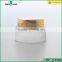 40ml frosted cosmetic glass jar with gold aluminum cap