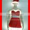 White Color LED Christmas Dress and Hat