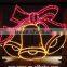 Led Motif Rope Light Christmas Bell Motif / 2d Light Motif For Festival