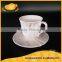 Modern Fancy Ceramic Expresso Coffee Cup and Saucer