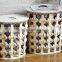 9 hand woven - pastoral style - solid - wooden dirty clothes basket - storage barrel - dirty clothes barrel - storage basket
