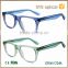 Newest design retro style kids acetate optical frame,fullrim colorful acetate baby eyewear frame