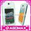 Inexpensive silkscreen printing colorful 3M sticker slicone mobile card wallet